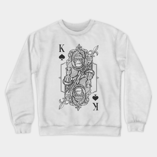 King of Spades Crewneck Sweatshirt by primate